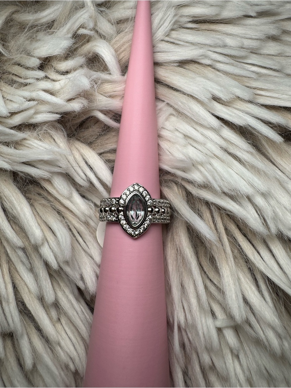 Mint tourmaline ring